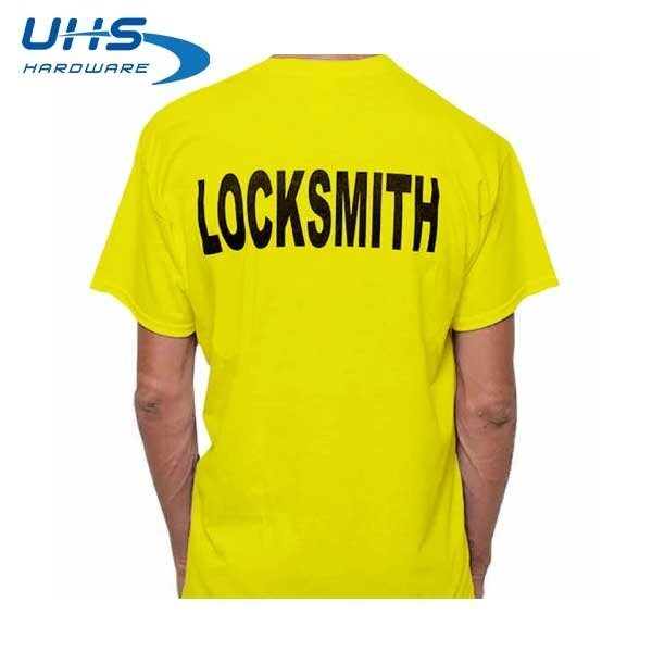 Uhs Hardware T-Shirt For Locksmiths-Fluorescent Yellow TS-FLUOR-M - main
